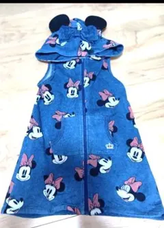 BABYDOLL ミニーマウス フード付きワンピース 100cm