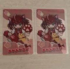 CRフェス 赤見かるびチェキ風カードセット - メルカリ