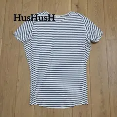 HusHusH ハッシュアッシュ ボーダー Tシャツ Mサイズ 半袖 カットソーのサムネイル