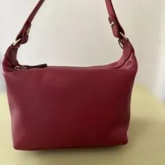 OLD COACH shoulder bag Hobo Leather Red - メルカリ