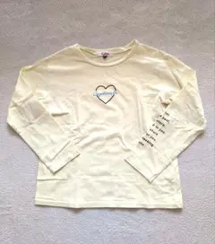 PINKlatte 長袖Tシャツ ハート刺繍　140cmのサムネイル