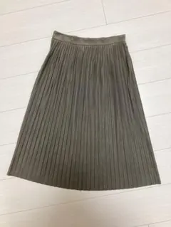 スエード　プリーツスカート ZARA