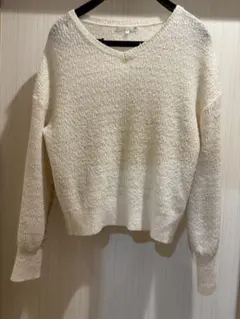 イッツデモ ふわもこニット 白系 L 美品 レディース 冬服 秋服のサムネイル
