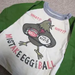 WASK チキンプリント 長袖Tシャツ 90cmのサムネイル