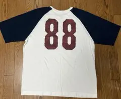 ラグラン　バックプリント　オーバーサイズTシャツ　88
