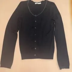 Bou Jeloud 黒 長袖カーディガン フリーサイズ