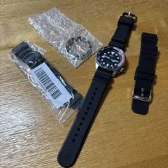 kai様専用☆SEIKOダイバーズウォッチ&ラバーベルト２本 &オリジナルベゼル