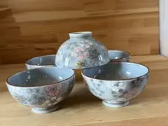 有田焼 桜模様 飯碗 5個セット