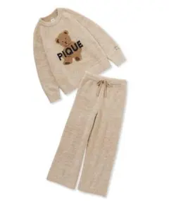 gelato pique ベア柄 ルームウェア 上下セット