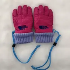 THE NORTH FACE 防寒手袋 ピンク/黒/紫　XS