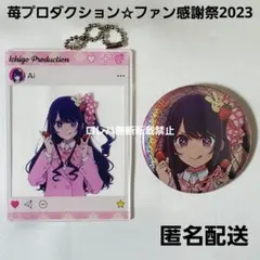 【推しの子】ファン感謝祭 SNSフレームアクリルキーホルダー 缶バッジ アイ