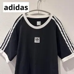 adidas アディダス　センターロゴ　Tシャツ　メンズ　M
