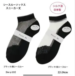 シースルーソックス 2点セット