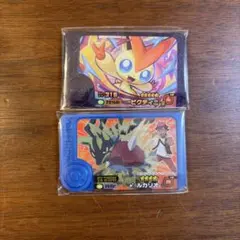 ポケモンフレンダ ビクティニ 色違いメガルカリオ 2枚セット