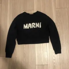 K*t様 美品マルニMARNI ネイビー クロップドスウェットマルジェラサカイのサムネイル