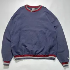 90s ラッセル USA製 鹿の子 スウェット 2XL 無地 ○7557