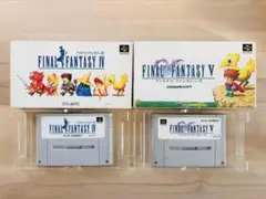 スーパーファミコン SFC ファイナルファンタジー 箱付 まとめ 2本セット