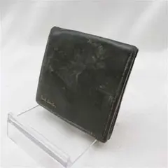 Paul Smith レザー 二つ折り財布 ブラック系 メンズ