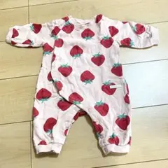 バースデイ　ロンパース　フタフタ　80サイズ