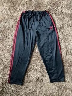 adidas アディダス トラック パンツ ジャージ ロゴ 刺繍 黒 y2k