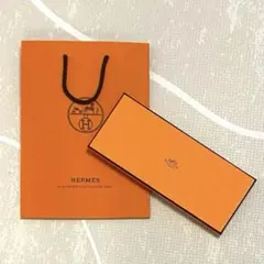 【美品】エルメス オレンジボックス・ショップ袋 セット