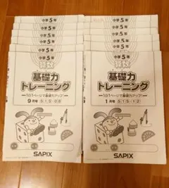 【1年分フルセット】サピックス 小学4年 算数 基礎力トレーニング 12冊 サピックス 小学4年 算数 基礎力トレーニング 12冊セット｜Yahoo
