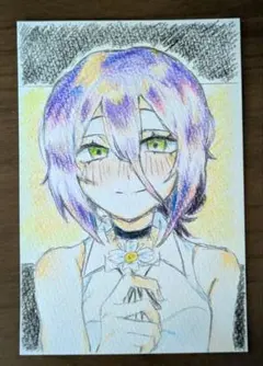 チェンソーマン レゼ 水着 原画 アナログ ファンアート 手描きイラスト