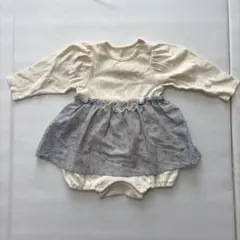 ロンパース 長袖　花柄　アプレレクール　80サイズ