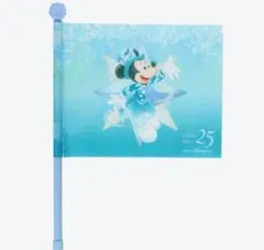 ミッキー 25周年 フラッグ　新品未使用