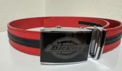 Dickies 赤黒 合成皮革 ベルト95cm(USED)のサムネイル