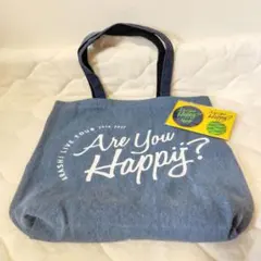 嵐 Are You Happy？ トートバッグ&缶バッジ おまけ銀テープ セット