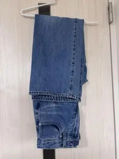 UNIQLO ワイドストレートジーンズ　23