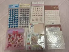 デコレーションシール まとめ売り ハート 星 ハンドメイド