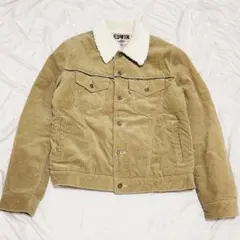 EDWIN エドウィン 裏ボア コーデュロイ ジャケット ベージュ L