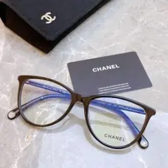 CHANEL シャネル メガネフレーム 54# 16-145 ブラウン