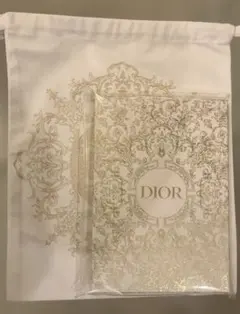 DIOR ノベルティノート巾着セット