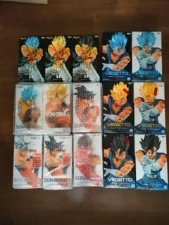 超メルカリ市限定 ドラゴンボール かめはめ波 悟空、ベジット、ゴジータ 全15種