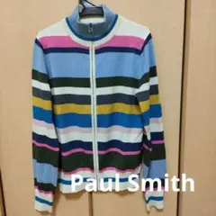 Paul Smithストライプ　 ジップアップニットのサムネイル