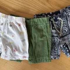キッズショートパンツ3点セット 100 95 90
