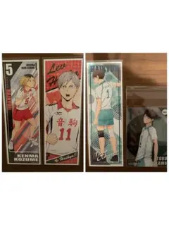 ハイキュー 孤爪研磨 及川徹 灰羽リエーフ ロングステッカー クリアカード