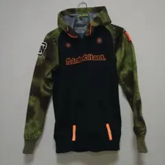 inhabitant フード付きパーカー XS ブラック/カモフラージュ