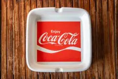 コカコーラ cocacola 灰皿 レトロ 80年代 昭和 陶器のサムネイル