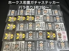 ソフトバンクホークス　若鷹ガチャ　ステッカーのサムネイル