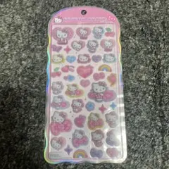 さ*様 ハローキティ コットンパフィー シール ヒョウ柄