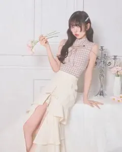 ミシェルマカロン 美脚デニムスカパン - メルカリ