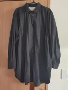 XXL 黒 長袖シャツ 100%コットン　秋冬