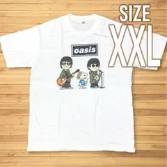新品未使用★オアシス Tシャツ サイズXXL 白 バンドTシャツ oasisのサムネイル