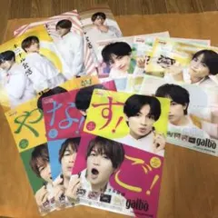 ガルボ クリアファイル＆下敷き コンプリートセット 中島健人 菊池風磨