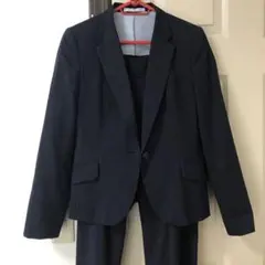 ネイビー ストライプ ビジネススーツ 3点セット