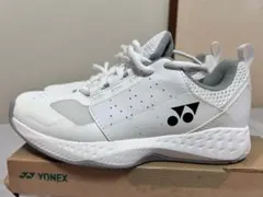 YONEX テニスシューズ ホワイト グレーのサムネイル